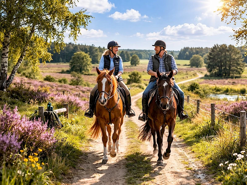 Wanderreiten in der Oberlausitz